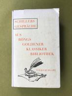 Schillers Gespräche, Gelezen, Wijsbegeerte of Ethiek, Schiller, Ophalen of Verzenden