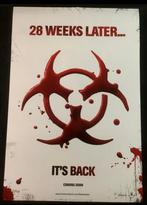 28 days en weeks later one sheet, Ophalen of Verzenden, Zo goed als nieuw, Rechthoekig Staand, Film en Tv