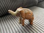 Heel mooi stenen beeldje van een olifant 8 cm hoog 11 breed, Ophalen of Verzenden, Zo goed als nieuw, Dier