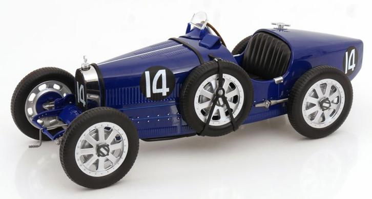 Bugatti T35 1925 Donker Blauw schaal 1/12 Norev 125703 LIM., Hobby en Vrije tijd, Modelauto's | 1:5 tot 1:12, Nieuw, Auto, Verzenden