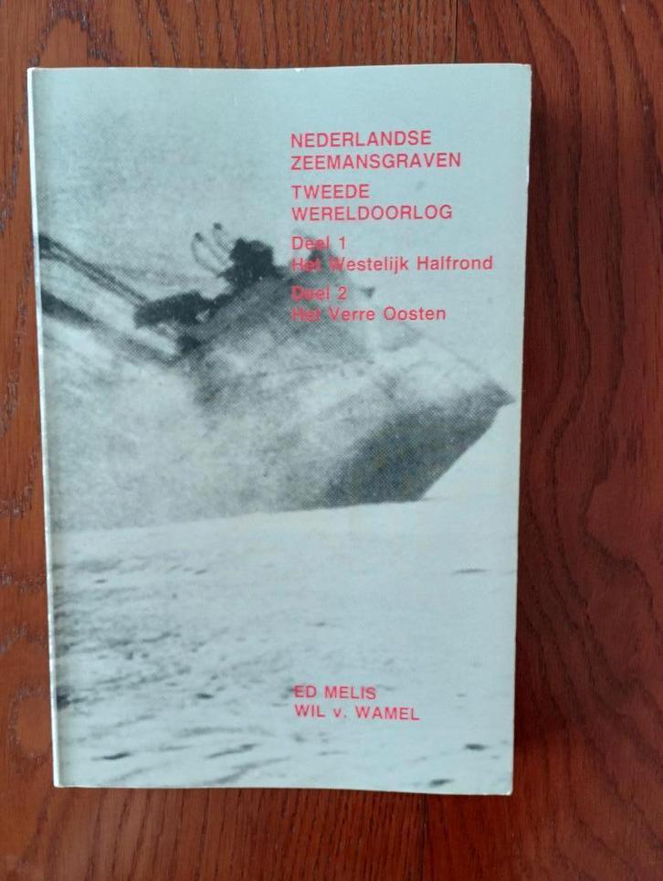 Nederlandse zeemansgraven Tweede Wereldoorlog, Boeken, Oorlog en Militair, Zo goed als nieuw, Marine, Tweede Wereldoorlog, Ophalen of Verzenden