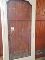 Schuifdeuren met geslepen glas, Zo goed als nieuw, 150 tot 225 cm, Schuifpui, Hout