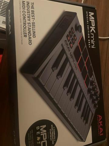 AKAI MPK Mini Grey - Nieuwstaat, Alleen getest! beschikbaar voor biedingen