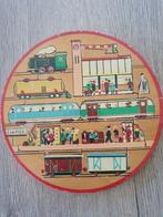 Mooie oude houten Simplex puzzel treinen jaren 50, Verzamelen, Ophalen of Verzenden