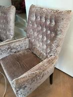8 eetkamer stoelen, Ophalen, Gebruikt, Minder dan 75 cm, Stof