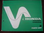 Honda CR250 M1 M2 1976 Elsinore motorcycle parts list CR 250, Motoren, Ophalen of Verzenden, Honda