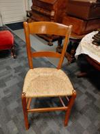 Antieke middelkleur eiken Deventer stoel., Antiek en Kunst, Antiek | Meubels | Stoelen en Banken, Ophalen