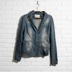 Penn & Ink Blazer Maat 36 Blauw Denim Jacket Casual, Penn & Ink, Pi, Zo goed als nieuw, Pi