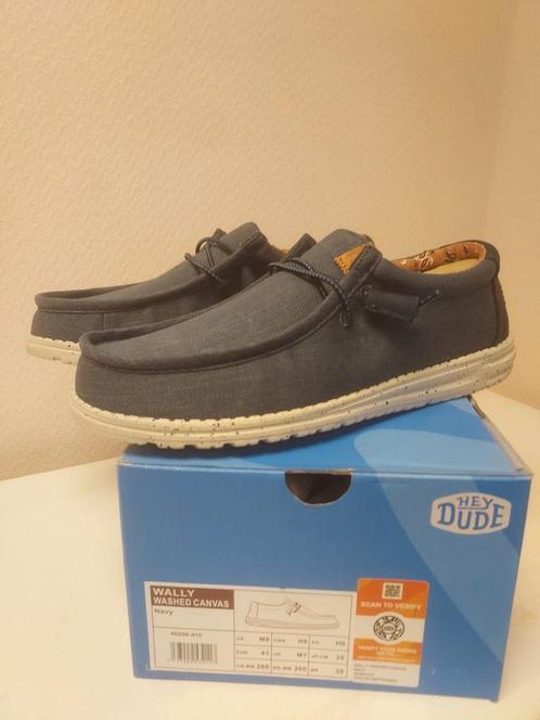 Hey dude wally wassen canvas blauw maat 41, Kleding | Heren, Schoenen, Nieuw, Overige typen, Blauw, Ophalen of Verzenden