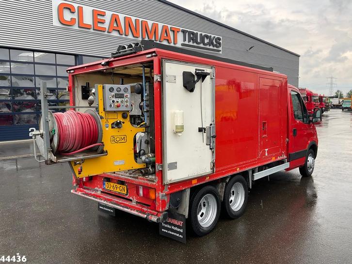 Iveco Daily 40C18 + Veldhuizen oplegger ROM Hogedrukinstalla, Auto's, Vrachtwagens, Te koop, ABS, Achteruitrijcamera, Alarm, Centrale vergrendeling