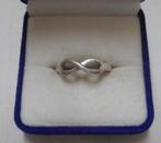 Zilveren Zinzi ring Infinity maat 17.25 nr.1375, Sieraden, Tassen en Uiterlijk, Ringen, Verzenden, Zo goed als nieuw, 17 tot 18