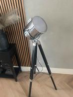 2 filmset lamper zilver / zwart, Huis en Inrichting, Lampen | Vloerlampen, Ophalen, Zo goed als nieuw, Minder dan 100 cm