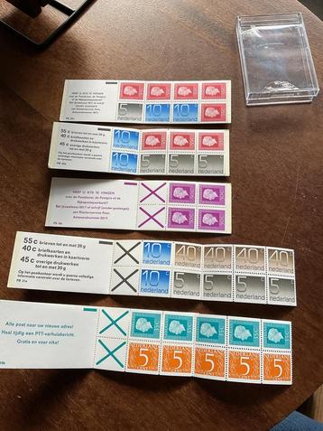 PTT Postzegelboekjes - 5 Stuks beschikbaar voor biedingen