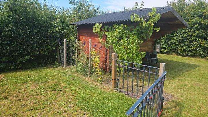 Stacaravan te koop op Camping Zonnekamp, Zorgvlied, Tuin en Terras, Bergingen en Tuinkasten, Gebruikt, Overige typen, Overige materialen