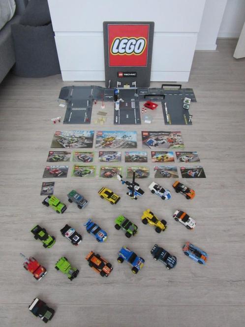 lego racers 19x met accesoires, bouwinstructies en extra cpl, Kinderen en Baby's, Speelgoed | Duplo en Lego, Gebruikt, Lego, Complete set