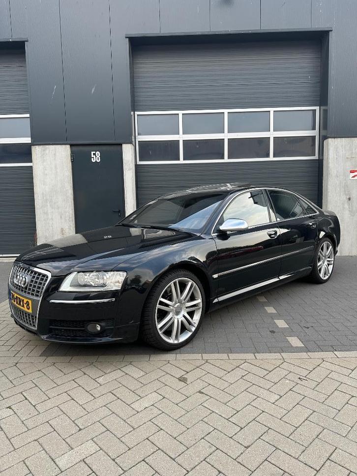 Audi S8 5.2 331KW Quattro AUT 2006 Zwart [Lees tekst], Auto's, Audi, Bedrijf, 4x4, ABS, Adaptieve lichten, Adaptive Cruise Control