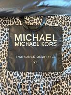 Michael Kors puffer dons jas XL, Kleding | Dames, Jassen | Zomer, Maat 42/44 (L), Ophalen of Verzenden, Zo goed als nieuw, Zwart