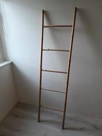 Decoratieve ladder, Ophalen, Gebruikt, Bruin, Handdoekenrek