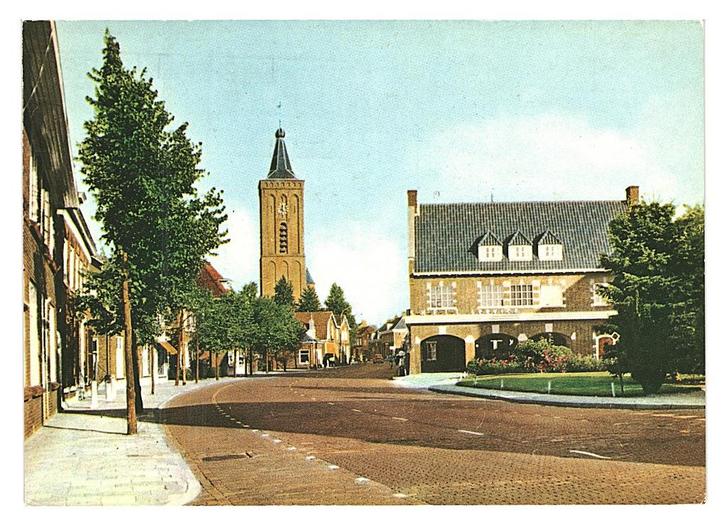 990122 Scherpenzeel 1972 Gld Dorpsstraat Koe _Gelopen met, Verzamelen, Ansichtkaarten | Nederland, Gelopen, Gelderland, 1960 tot 1980