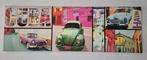 Cuba Oldtimers Canvas - VW Kever, Ophalen, Nieuw, 125 cm of meer, Print