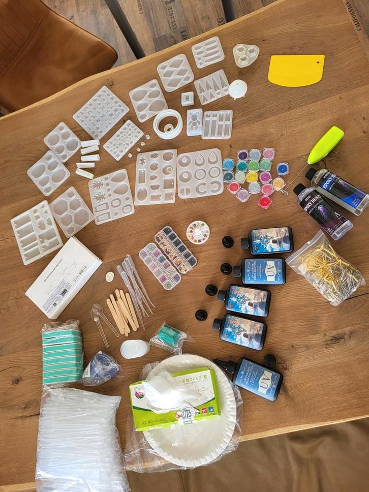 Compleet Epoxy Sieraden Maak Set, Hobby en Vrije tijd, Kralen en Sieraden maken, Ophalen of Verzenden