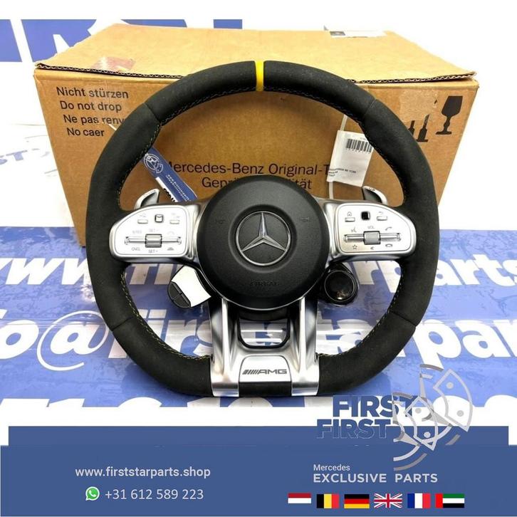 2022 AMG STUUR + AIRBAG W177 W118 W205 W213 W253 W223 W468 W, Auto-onderdelen, Besturing, Mercedes-Benz, Gebruikt, Ophalen of Verzenden