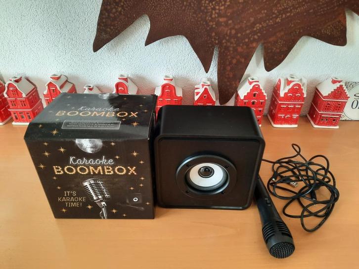 Karaoke Boombox - Nieuwstaat!, Computers en Software, Pc speakers, Zo goed als nieuw, Audiokanaal 2.0, Ophalen of Verzenden