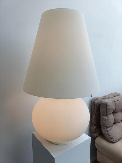 Murano Due Paralume Large, Huis en Inrichting, Lampen | Tafellampen, Zo goed als nieuw, 50 tot 75 cm, Glas, Metaal, Overige materialen