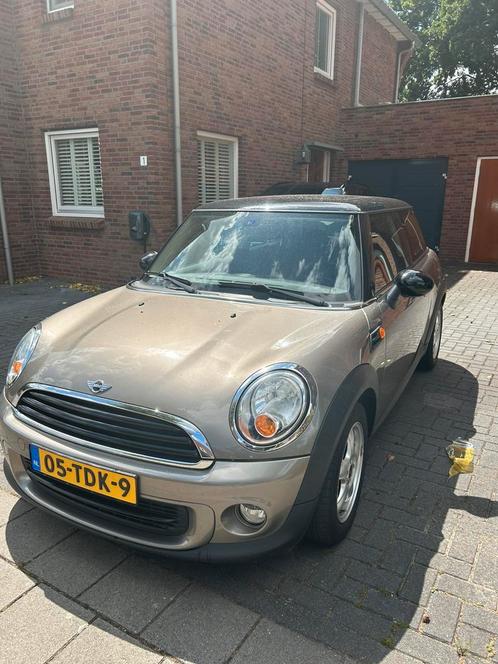 Mini 1.6 ONE 55KW 2012 grijs/beige kleur open dak/stoelverw., Auto's, Mini, Particulier, One, ABS, Airbags, Airconditioning, Boordcomputer