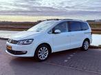 Volkswagen Sharan 2.0 TSI Highline 7p. VOL ALLE OPTIES /pano, 1998 cc, Zwart, 4 cilinders, Wit