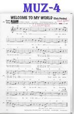 Muz4 bladmuziek super song - Welcome to my World, Gebruikt, Ophalen of Verzenden, Artiest of Componist, Piano