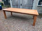 Teak tafel 240x100, recent behandeld, Huis en Inrichting, Tafels | Eettafels, 200 cm of meer, Zo goed als nieuw, Rechthoekig, 50 tot 100 cm