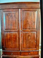 Koloniale zware ruime opbergkast met planken en lades, Huis en Inrichting, Kasten | Buffetkasten, Ophalen, Gebruikt, 50 tot 75 cm