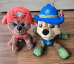 Paw Patrol knuffels Chase en Zuma, Ophalen of Verzenden, Zo goed als nieuw
