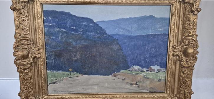 Willem Witjens - Rocky Mountains, Klassiek Schilderij, Antiek en Kunst, Kunst | Schilderijen | Klassiek, Ophalen