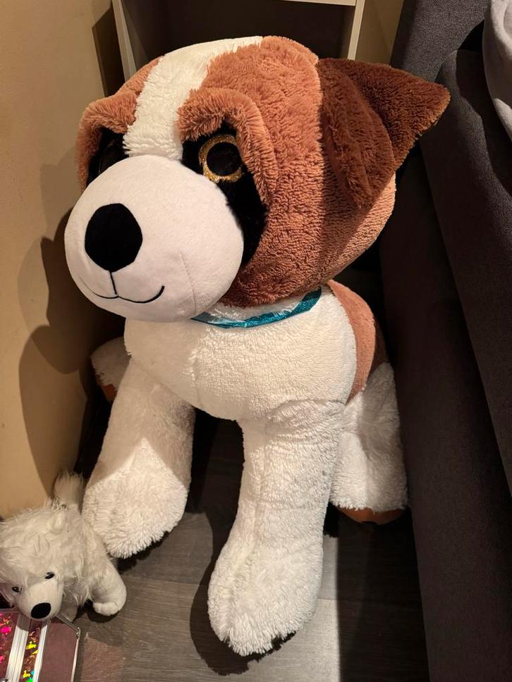 XXL Hondenknuffel - Groot en Zacht!, Kinderen en Baby's, Speelgoed | Knuffels en Pluche, Zo goed als nieuw, Hond, Ophalen