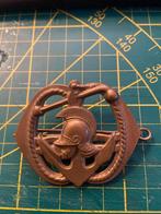 Baretembleem genie pontonniers embleem, Verzenden, Landmacht, Nederland, Embleem of Badge