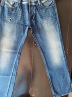 DIESEL LARKEE REGULAR STRAIGHT DESTROY JEANS SIZE 36/32!!, Ophalen of Verzenden, Zo goed als nieuw, Blauw, W36 - W38 (confectie 52/54)