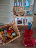 Houten keukentje inclusief extra spulletjes, Kinderen en Baby's, Speelgoed | Speelkeukens, Ophalen, Gebruikt, Hout, Speelkeuken