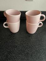 Set van 4 roze IKEA mokken, Huis en Inrichting, Keramiek, Ophalen of Verzenden, Zo goed als nieuw, Effen