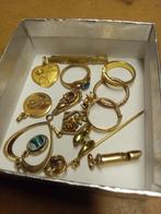 Lot oude sieraden, Sieraden, Tassen en Uiterlijk, Antieke sieraden, Verzenden, Overige materialen, Overige typen, Met edelsteen