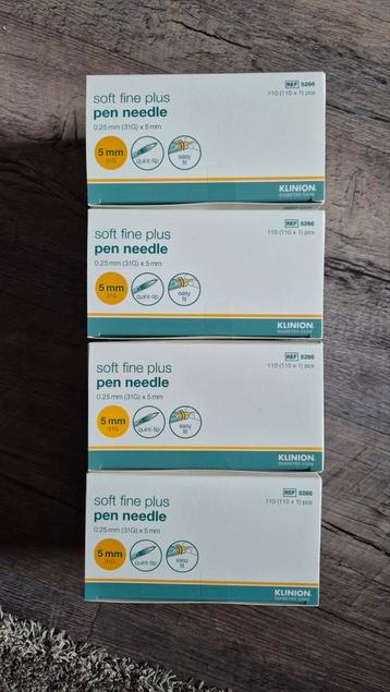 4x Klinion 5mm insuline pen naalden beschikbaar voor biedingen