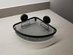 Doucherek hoek zwart zuignap 25x25x10cm, Huis en Inrichting, Ophalen of Verzenden, Nieuw, Zwart