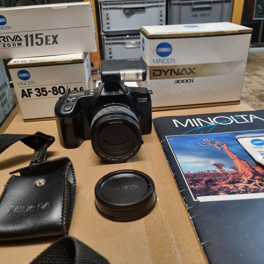 Minolta Dynax 3000i, Ophalen of Verzenden, Zo goed als nieuw, Spiegelreflex, Minolta