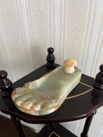 Marble marmer groen onyx voet schaaltje asbak, Antiek en Kunst, Ophalen