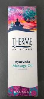 Massage olie Therme Skincare, Ayurveda 125ml --NIEUW--, Ophalen of Verzenden, Nieuw, Bodylotion, Crème of Olie