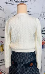 Ralph Lauren ivoor mini kabelvestje maat 6X NIEUW, Kinderen en Baby's, Kinderkleding | Maat 122, Trui of Vest, Nieuw, Ralph Lauren