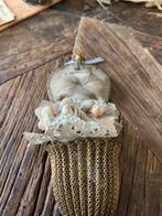 Antiek Speldenkussen schoen vorm, Ophalen of Verzenden