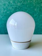 60’s Bauhaus Wagenfeld Druppel Plafonnière voor Lindner GmbH, Huis en Inrichting, Ophalen of Verzenden, Gebruikt, Glas, Bauhaus