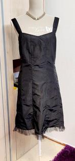 Zwarte jurk met details , maat M, Maat 38/40 (M), Zwart, Nieuw, Ophalen of Verzenden